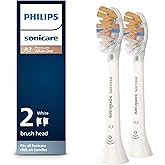 Philips Sonicare A3 Premium All-in-One, Genuine Replacement Toothbrush Heads, White, 2 Pack, HX9092/65