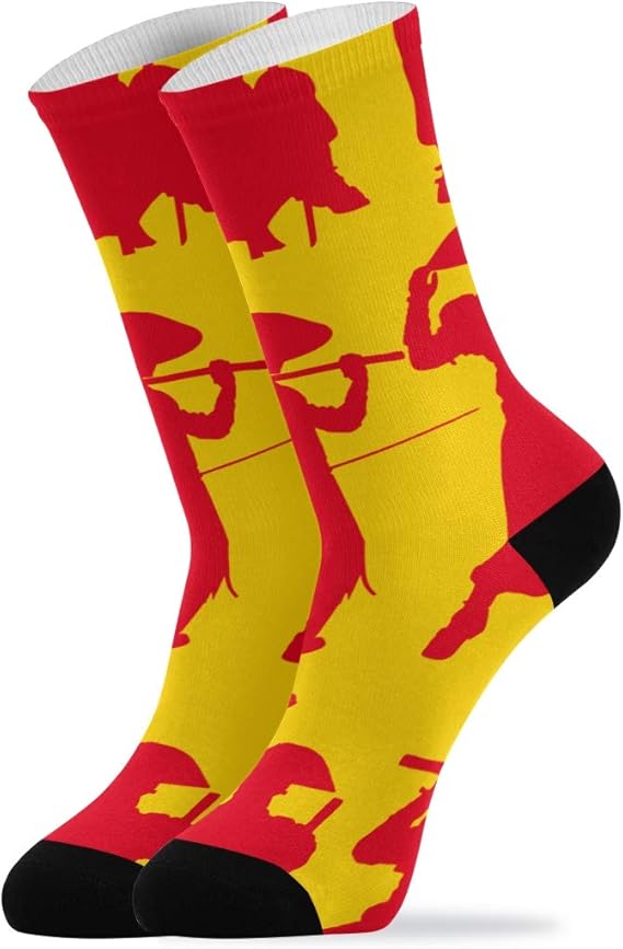 Cycling Socks Handsome Arts Martial Sword Warrior Comfy