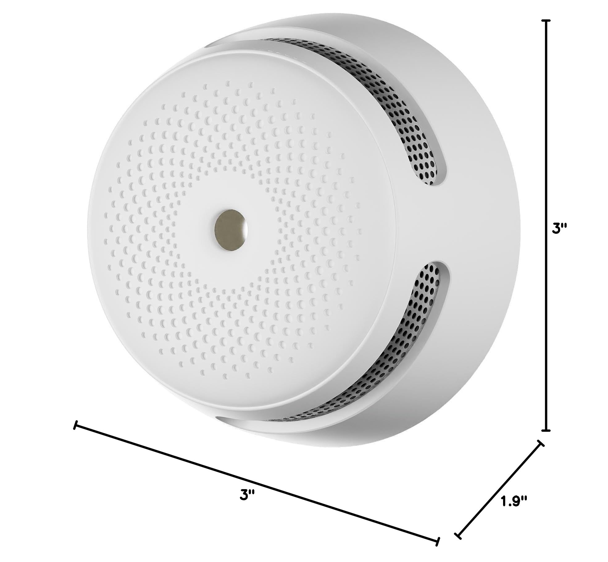 X-Sense Mini Smoke Alarm, 10-Year Battery Fire Alarm Smoke Detector with LED Indicator & Silence Button, XS01
