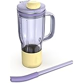 Ninja BlendBOSS | Personal Smoothie Tumbler | 26oz Travel Tumbler w/Leakproof Lid, Detachable Straw & Integrated Chug Spout | Dishwasher Safe & BPA Free | Lavender Lemonade | XSKDB326SLPR| 2025