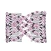 LOVEF 5pcs New Stretch Flower Bow Glass Bead Hair Head Comb Cuff Double Clip Good Gift