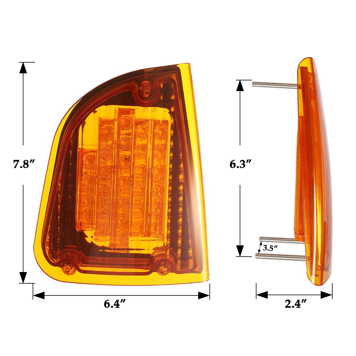 Mua Partsam 29 Amber Led Front Ptc Light Assembly Replacement For 
