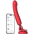 LOVENSE Mission 2 Dildo Machine, Adjustable 180° Suction Cup Dildo, App Remote Control Sex Machine for Women Powerful Vibration & Touch-Sense, Automatic Sex Toy for Couple