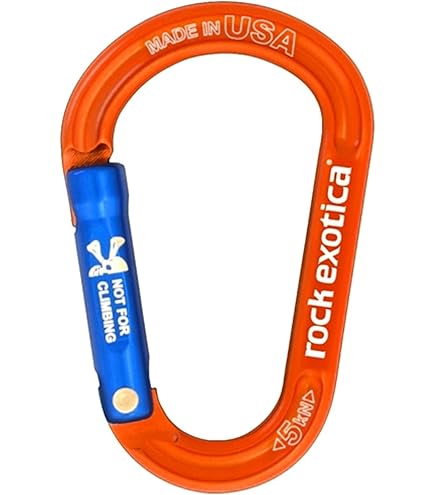 Amazon.com : Rock Exotica rockD Auto-Lock Carabiner C2A - Heavy