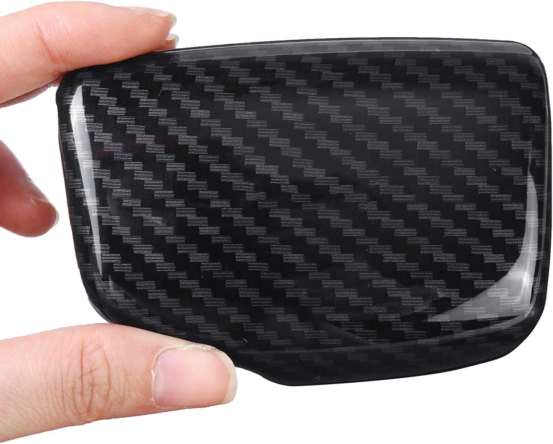 MOMOALA AAlamor Gear Shift Knob Cap Carbon Fiber Cover Accessories For Audi A4 B9 A5 Q5 Q7