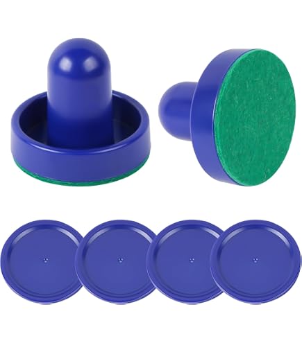 SEC 8 pièces 60mm Air Hockeys Pusher Accessoires Haute Résistance Aux
