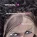 Prom Rosa Curly Lace Front Human Hair Wigs Pre Plucked Brazilian Kinky Curly Lace Frontal Wig with Baby Hair 150% Density Virgin Hair Wigs for Black Women（18Inch, Lace Front Wig)