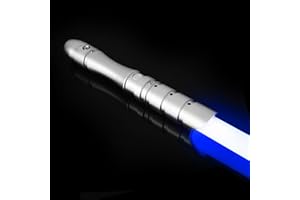 YDDSABER Dueling Lightsaber with 38.2 Inch,FX Light Saber,Metal Hilt,Replaceable Blade,4 Modes Sounds, Blaster, Rechargeable, Age 6 7 8 9 10 11 12 13 Kids Toys,Cosplay,Brithday Gift (Blue)