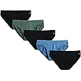 Reebok Men's Briefs - 5 Pack Quick Dry Low Rise Performance Underwear Briefs - Soft Stretch Athletic Men's Bikini Briefs S-XL