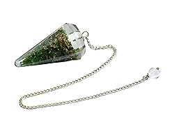 Green Aventurine Orgone Crystal Pendulums for