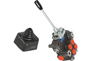 raseparter Hydraulic Reversing Valve for Tractor Loaders, With Joystick, 2 Spools, 21GPM Per Minute, SAE Interface