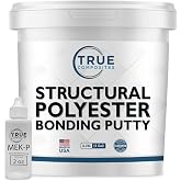 True Composites Polyester Bonding Putty, 1 Gallon Kit | Fiber-reinforced filler for fiberglass, wood &amp; structural repairs.