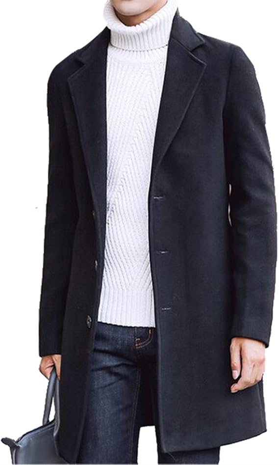 Amazon セール 秋冬 メンズ メルトン コート チェスターコート