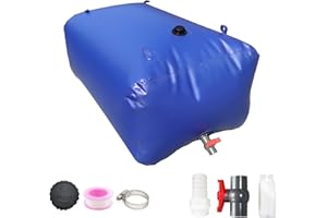 BRRNOO Water Storage Containers, Bathtub Bladder for Emergency Water Storage Drought Collapsible Emergency Soft Bag 50L / 13.
