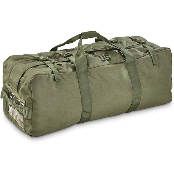Amazon.com: Duffel Bag, OD Green, USGI Issue, NSN 8465-01-117-8699