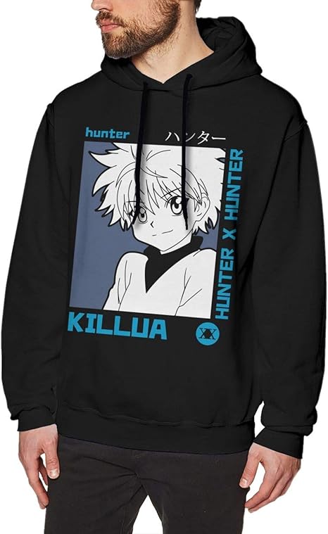 Hunter X Hunter Men's Hoodie Sweater Classic Long Sleeve Tops Hooded Sweatshirts at Amazon Menâs 