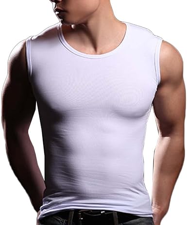 tee shirt sans manche col en v homme