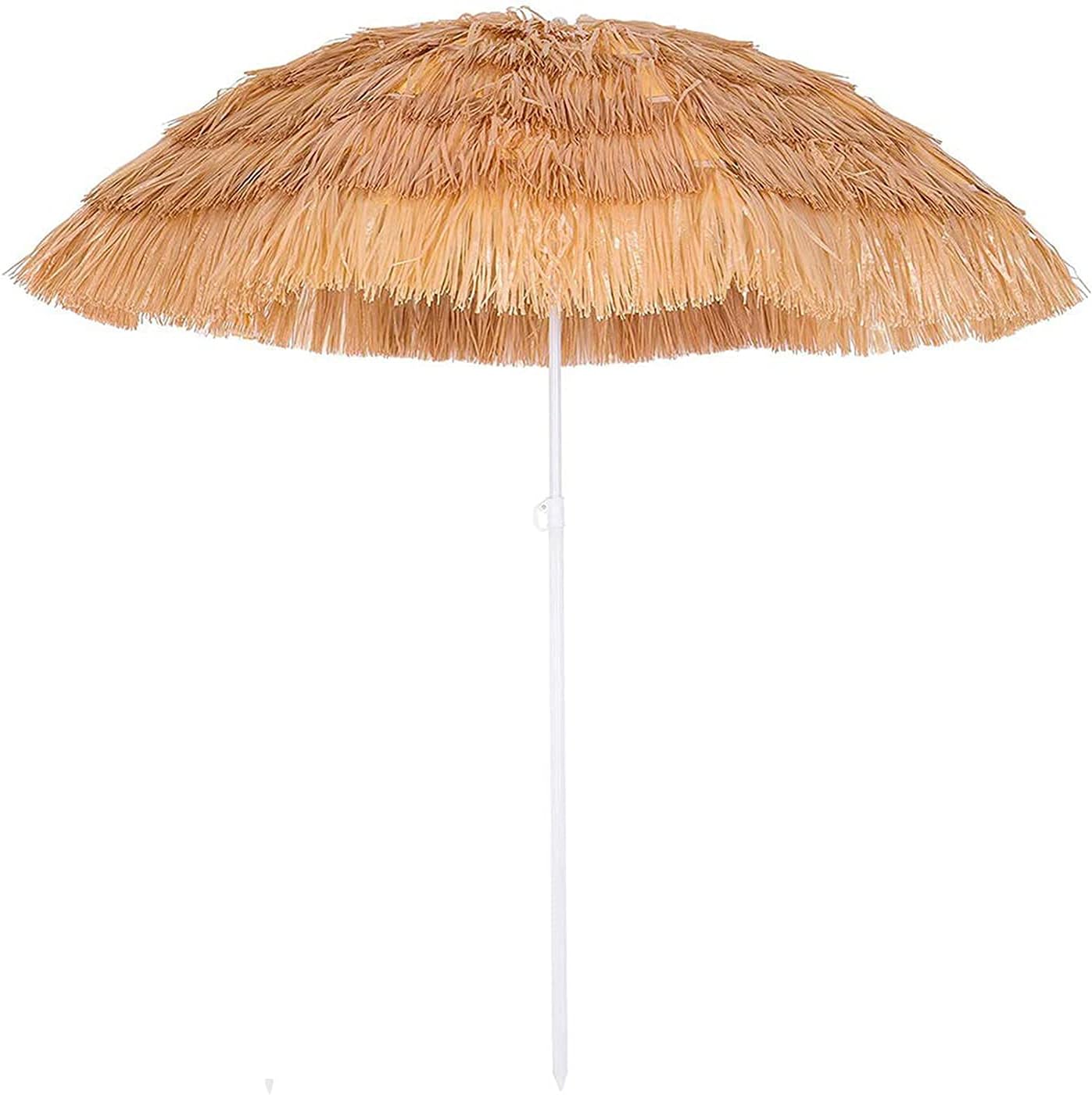 WeZest Hawaii Straw Parasols, Hawaiian Beach Tiki Umbrella Imitate
