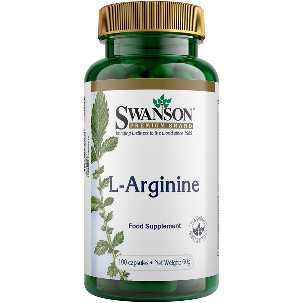 Swanson L-Arginine 500mg, 100 Capsules