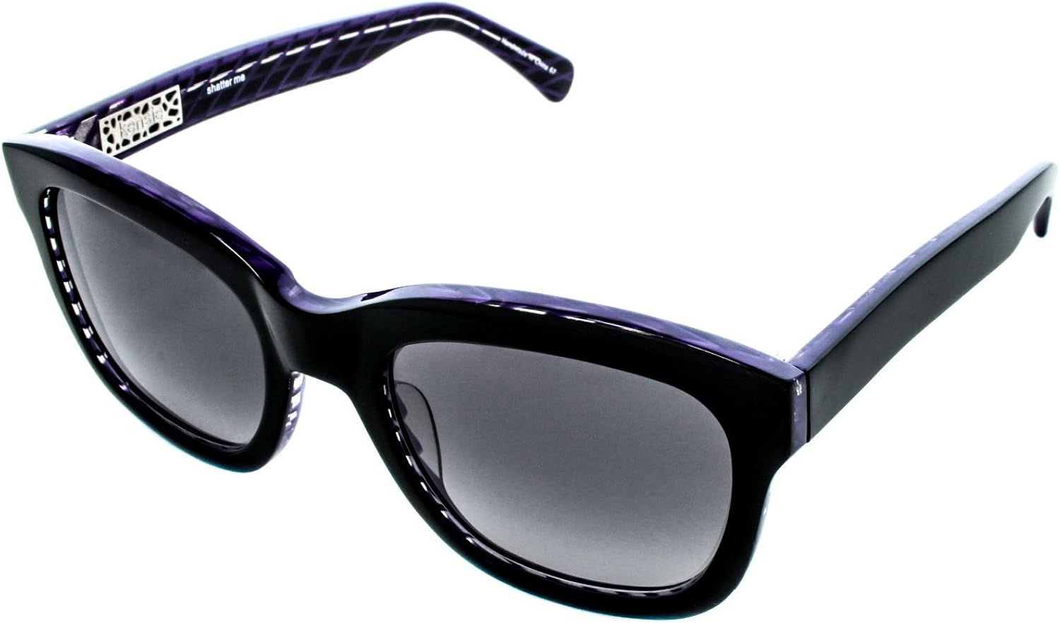 Kensie Shatter Me Sunglasses black/purple clear Ray-Ban - Meta Skyler Gen 1 (Shiny Black | Clear/Amethyst  main image 4