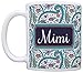Mimi Gift For Grandma Paisley Print Mimi Birthday Mug 11oz Ceramic Coffee Mug Tea Cup Paisley
