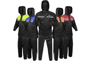 ALPHA CYCLE GEAR RAIN SUIT (BLACK, MEDIUM)