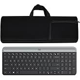 Keyboard Bag Laptop Keyboard Cover Neoprene Material Shockproof Waterproof Case for Logitech MK470/K780 Wireless Keyboard and Mouse Combo; Black