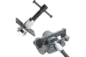 ASUBHA Brake Caliper Piston Rewind Tool, Brake Piston Wind Back Tool for Disk Brake Pad, Universal Car Accessories Right Handle Set Brake Caliper Wind Back Tool for Replacement of Rear Brake Pad