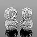 Anzio Ice Diamond Bling Crystal Auto Car Truck SUV Headrest Collars Interior Decoration (4pcs, Chrome)