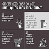 Mysoda Woody Sparkling Water Maker 1L Bottle Renewable Wood Composite Black view 5