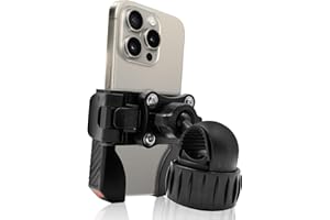Bike Phone Holder, Bicycle Phone Mount Handlebar Motorcycle Phone Mount with Vibration Dampener, Anti-Shake Bicycle Scooter P