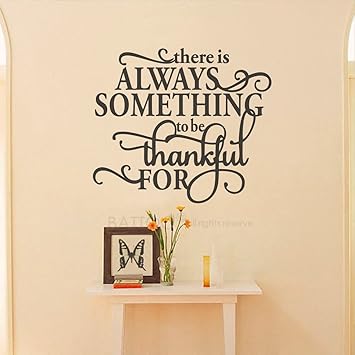 Amazon Com Battoo Thanksgiving Wall Decal Quote Thanksgiving