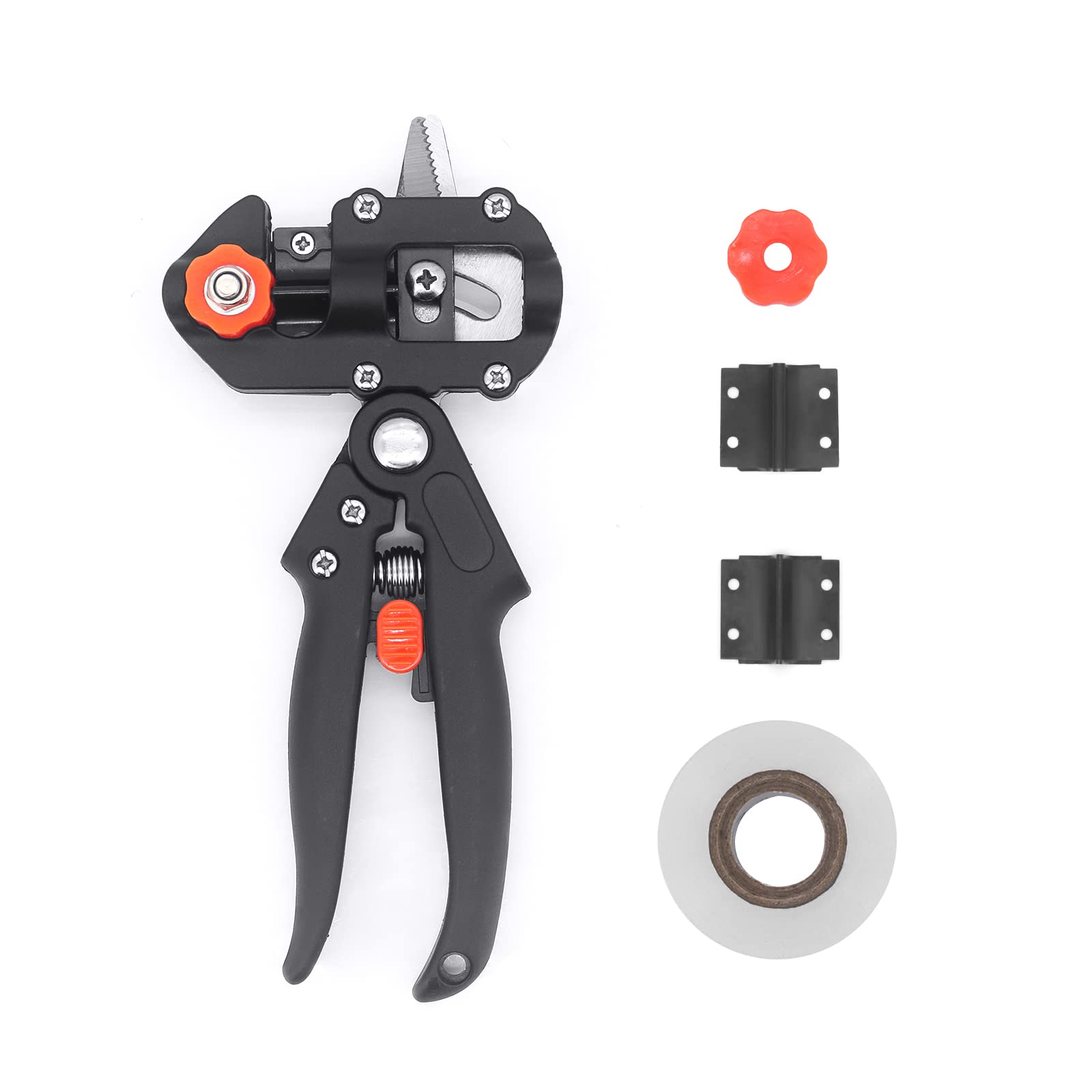 Yuhtech Grafting Pruning Tool Kit, Professional Garden Fruit Tree Plant Pruning Shears with Grafting Tape for Fruit Tree Grafting Branch Trimming