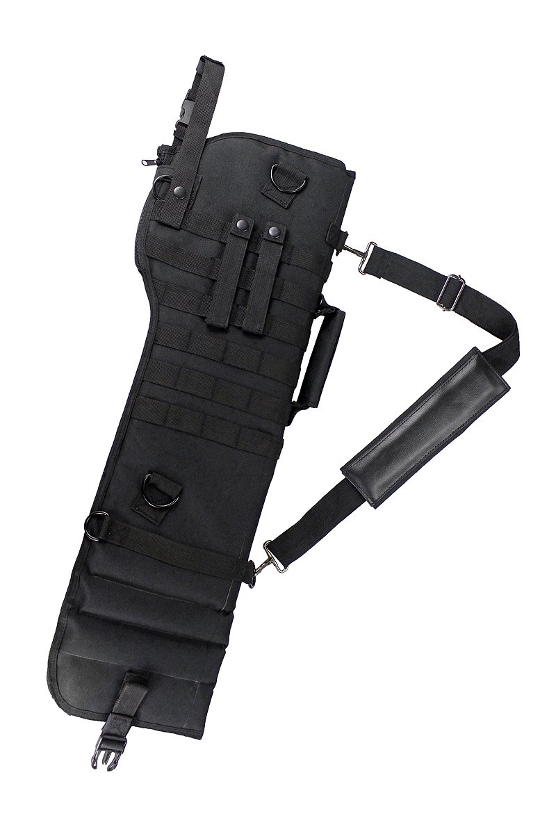 SUNRIS Tactical Rifle Scabbard Holster Shoulder Sling Backpack, Black, Oxford Cloth