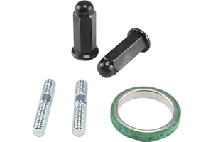 MFC·passion GY6 Exhaust Bolt Gasket GY6 Exhaust kit for 50cc 70cc 90 cc 110cc 125cc 150cc Taotao Sunl Coolster Jonway Roketa Scooters ATVs Moped Quad 4 Wheeler Dune Buggy Sandrail Vehicles Motorcycle
