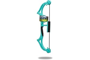 AccuBow Nano Aqua Youth Virtual Archery Gaming & Shooting - 5-40lbs Adjustable Resistance, Phone Mount Included, Compact & Lightweight, Ambidextrous