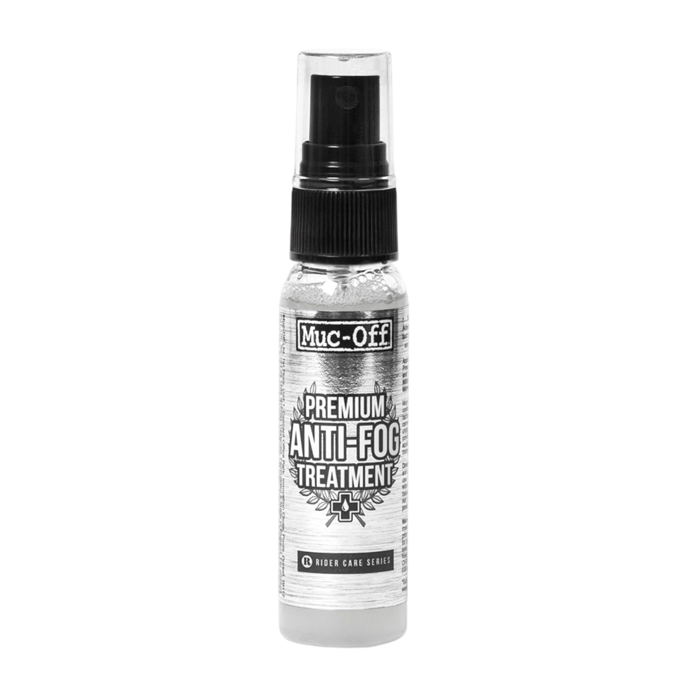 Photo 1 of Muc Off Premium Anti-Fog Treatment, 30 Milliliters - Long-Lasting, Intensive Anti-Mist Spray - Suitable for Helmet Visors, Goggles and Glasses