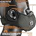 BASE CAMP Dust Mask Activated Carbon Dustproof Mask with Extra Carbon N99 Filters for Woodworking Mowing Sanding Running Cycling Outdoor Activities