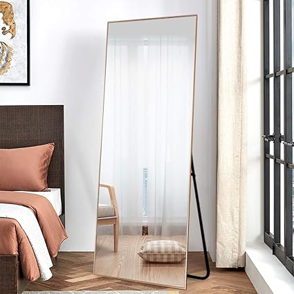 Linsgroup Full Length Mirror Floor Standing Mirror For Bedroom 65