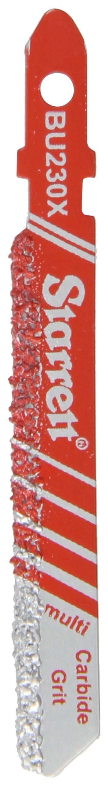 Starrett BU230X Multi Purpose Carbide Grit Jig Saw Blade, Pack of 5