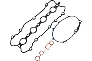 A ABSOPRO Engine Valve Cover Gasket VS50685R 39.5x16.5cm for Audi A4 2005-2008 2.0L Black