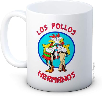 Los Pollos Hermanos Breaking Bad Hochwertige Keramik Kaffeetasse Amazon De Kuche Haushalt