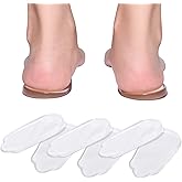 Medial & Lateral Heel Wedge Silicone Insoles, Supination & Pronation Corrective Heel Insoles, Gel Adhesive Shoe Inserts for Foot Alignment, Knock Knee Pain, Bow Legs, O/X Type Leg-3 Pairs