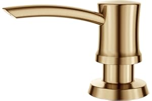 KRAUS Kitchen Soap and Lotion Dispenser in Brushed Brass, KSD-54BB