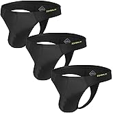 ZONBAILON Men's Thong Underwear with Pouch Silk G-String Male Thong Set Sexy Bikini Underwear for Men Pack