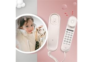 POTATOMATO Toy Phone - Busy Board DIY Accessories Parts Items- Playground Playhouse Swing Set Telephone Plastic Pretend Play - Fake Phone with Sound - Telephone with Numeric Key