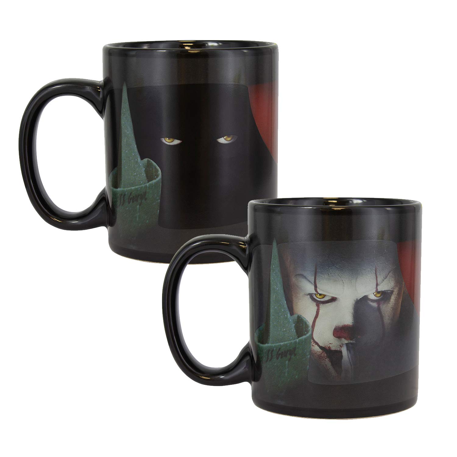 Paladone Pennywise Heat Change Coffee Mug - IT Horror Movie Drinkware, 300 ml