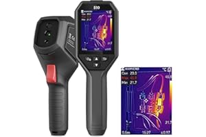 HIKMICRO B10 Thermal Imaging Camera 320 x 240 Super IR with 2MP Visual, 3.2" LCD Screen 256 x 192 IR Resolution Thermal Camera, 25 Hz Refresh Rate, -4°F~1022°F, IP54