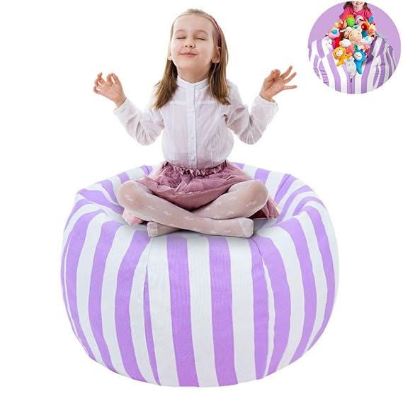 ZHOU SHI SWORD 38' Stofftier Kuscheltiere Aufbewahrung Aufbewahrungstasche Sitzsack Kinder Soft Pouch Stoff Stuhl