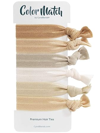 Amazon Com Elastic Ribbon Less Crease Knotted Hair Ties